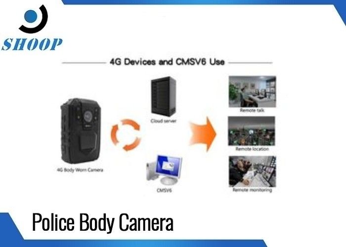 cámara de vídeo llevada cuerpo de la policía de 1080P 21MP Portale para los civiles 4G/WIFI