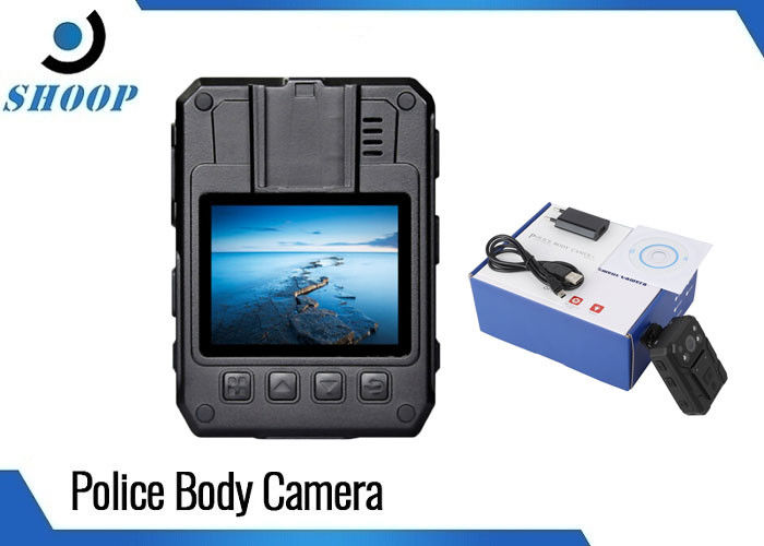 USB 2.0 1296P 4000mAh 5MP CMOS Visión nocturna Policía cámaras corporales con GPS