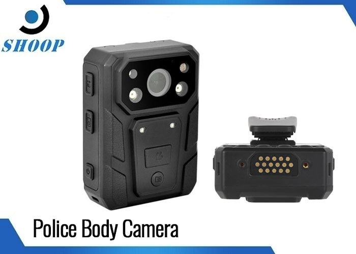 USB 2.0 1296P 4000mAh 5MP CMOS Visión nocturna Policía cámaras corporales con GPS