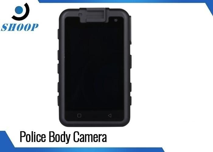 cámaras del cuerpo de la policía de 4G H.265 H.264 con la pantalla táctil de 3,1 pulgadas