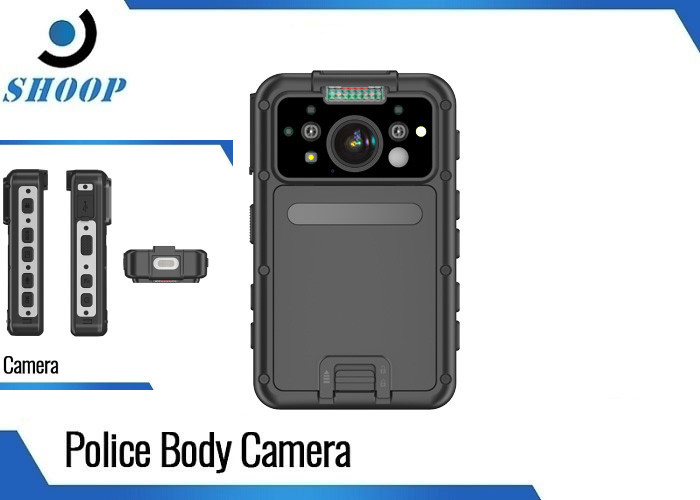 cámaras del cuerpo de la policía de 4G H.265 H.264 con la pantalla táctil de 3,1 pulgadas