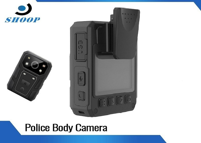Leva gastada de las cámaras de vigilancia 4G GPS WIFI del cuerpo de la policía con la exhibición de 2 pulgadas