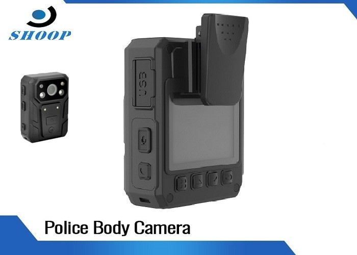 Leva gastada de las cámaras de vigilancia 4G GPS WIFI del cuerpo de la policía con la exhibición de 2 pulgadas